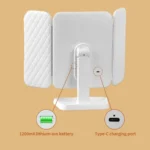 3 Folds Lighted Makeup Mirror